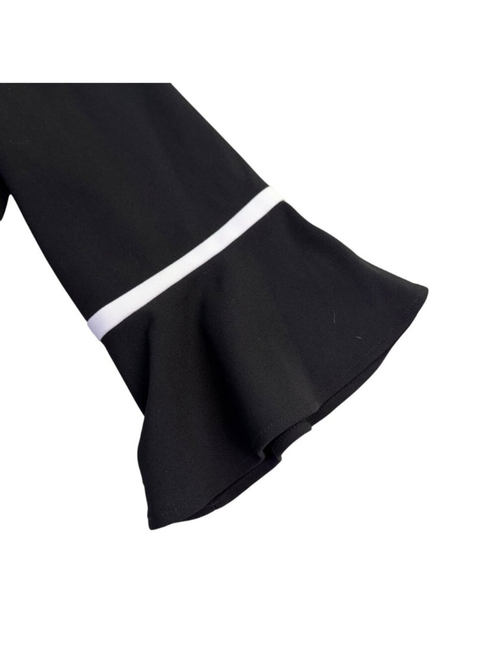 Calvin Klein Womens Black Classic Bell Sleeve Sheath Dress Size 16 - Picture 6 of 9
